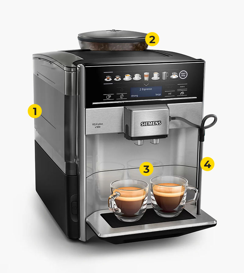 Technische Vorteile der Kaffeemaschine Technische Vorteile der Kaffeemaschine