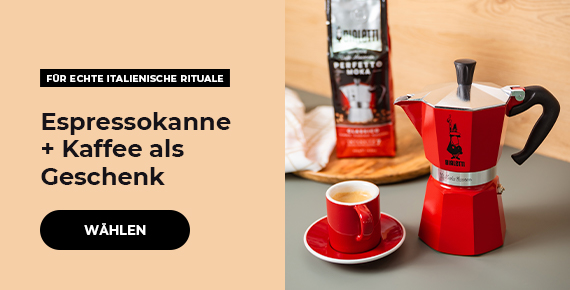 "Espressokanne + Kaffee als Geschenk  "