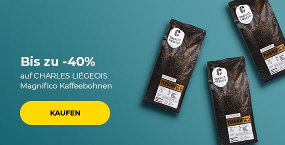 Bis zu -40% auf CHARLES LIÉGEOIS Magnifico Kaffeebohnen
