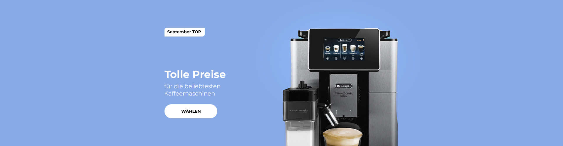 Tolle Preise für die beliebtesten Kaffeemaschinen