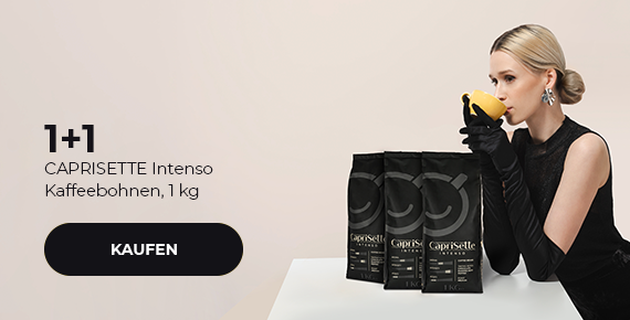 1+1 CAPRISETTE Intenso Kaffeebohnen, 1 kg