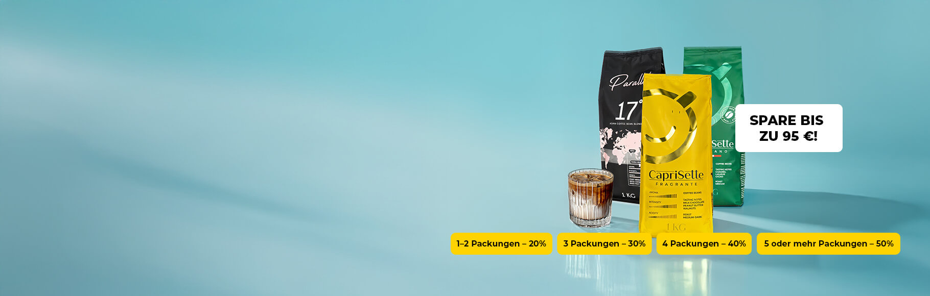 Bis zu -50% auf CAPRISETTE & PARALLEL